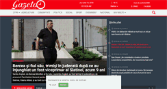 Desktop Screenshot of gazetanoua.ro
